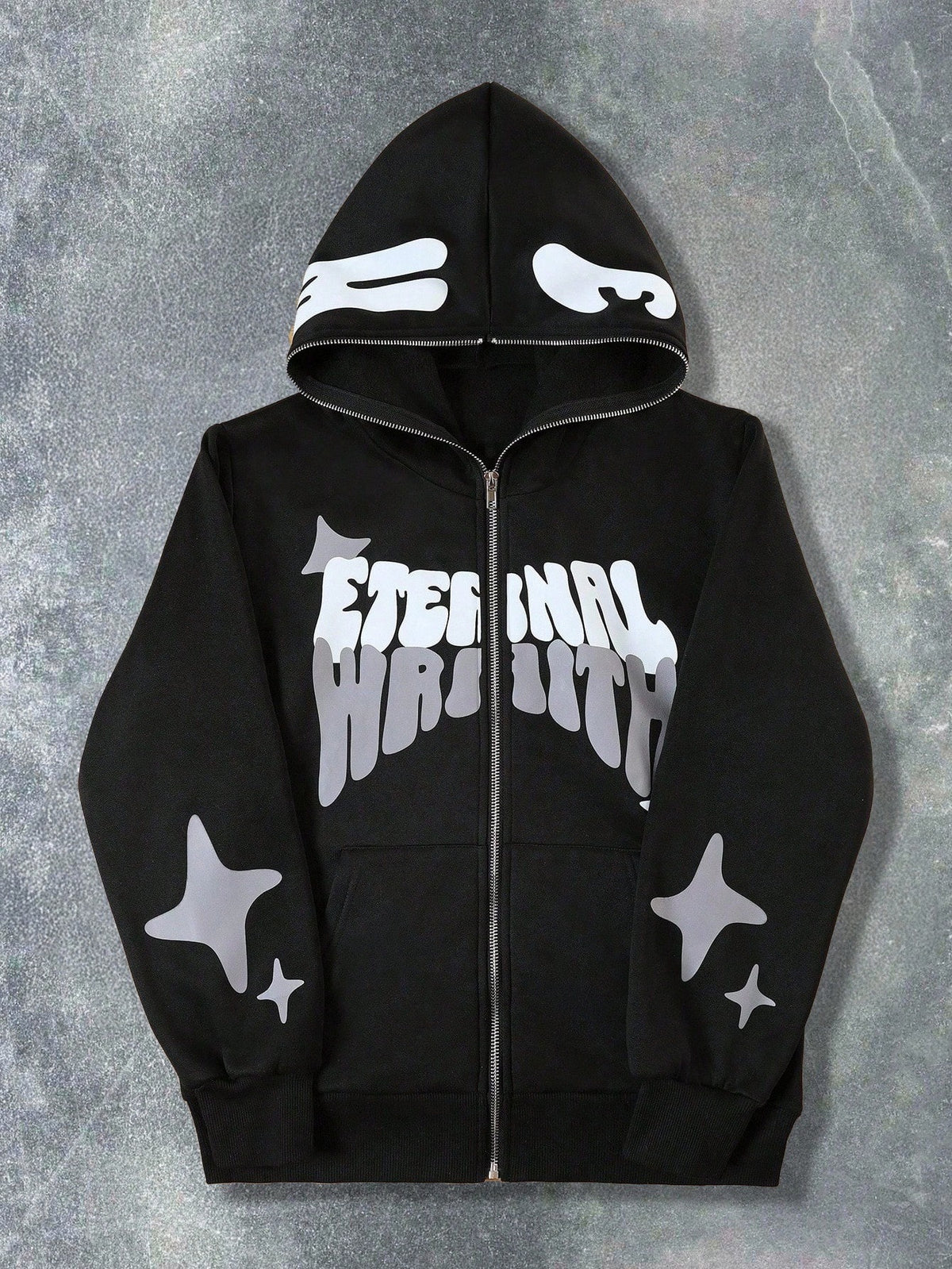 Hooded Y2K Street Printed Sweatshirt Sweatshirt For Teenage Boys, Halloween Theme Fall Winter