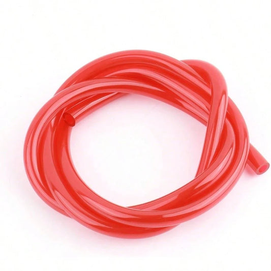ID 5mmx OD 8mm Motorcycle Fuel Line Hose, Flexible Fuel Hose With Anti- Aging PVC Fuels Gas Transportation, Professional Gas Line Hoses Motorcycle Petrol System Red