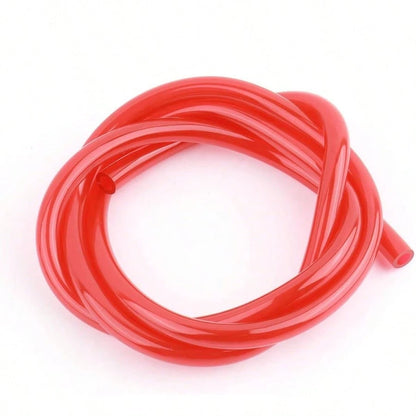 ID 5mmx OD 8mm Motorcycle Fuel Line Hose, Flexible Fuel Hose With Anti- Aging PVC Fuels Gas Transportation, Professional Gas Line Hoses Motorcycle Petrol System Red