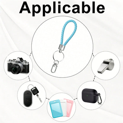 ID Card Badge Holder With PU Leather Keychain, Plastic Slide Open With ID Window For Women Men Students,Back To School Gift, Id Badge Holder