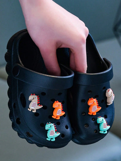 Infant Hollow Clogs Spring/Summer New Minimalist Versatile Hollow Fashion 2-Way Wear Beach Clogs Soft Sole Comfortable