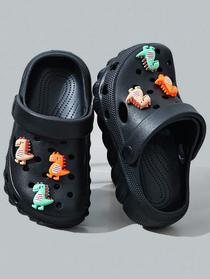 Infant Hollow Clogs Spring/Summer New Minimalist Versatile Hollow Fashion 2-Way Wear Beach Clogs Soft Sole Comfortable