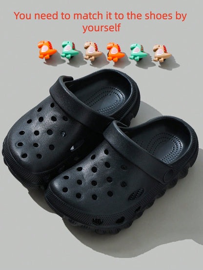 Infant Hollow Clogs Spring/Summer New Minimalist Versatile Hollow Fashion 2-Way Wear Beach Clogs Soft Sole Comfortable