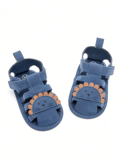 Infant/Toddler Boys' Casual Sandals, Soft Bottom Non-Slip Crib Shoes, 0-6 Months/6-12 Months, Spring/Summer/Autumn