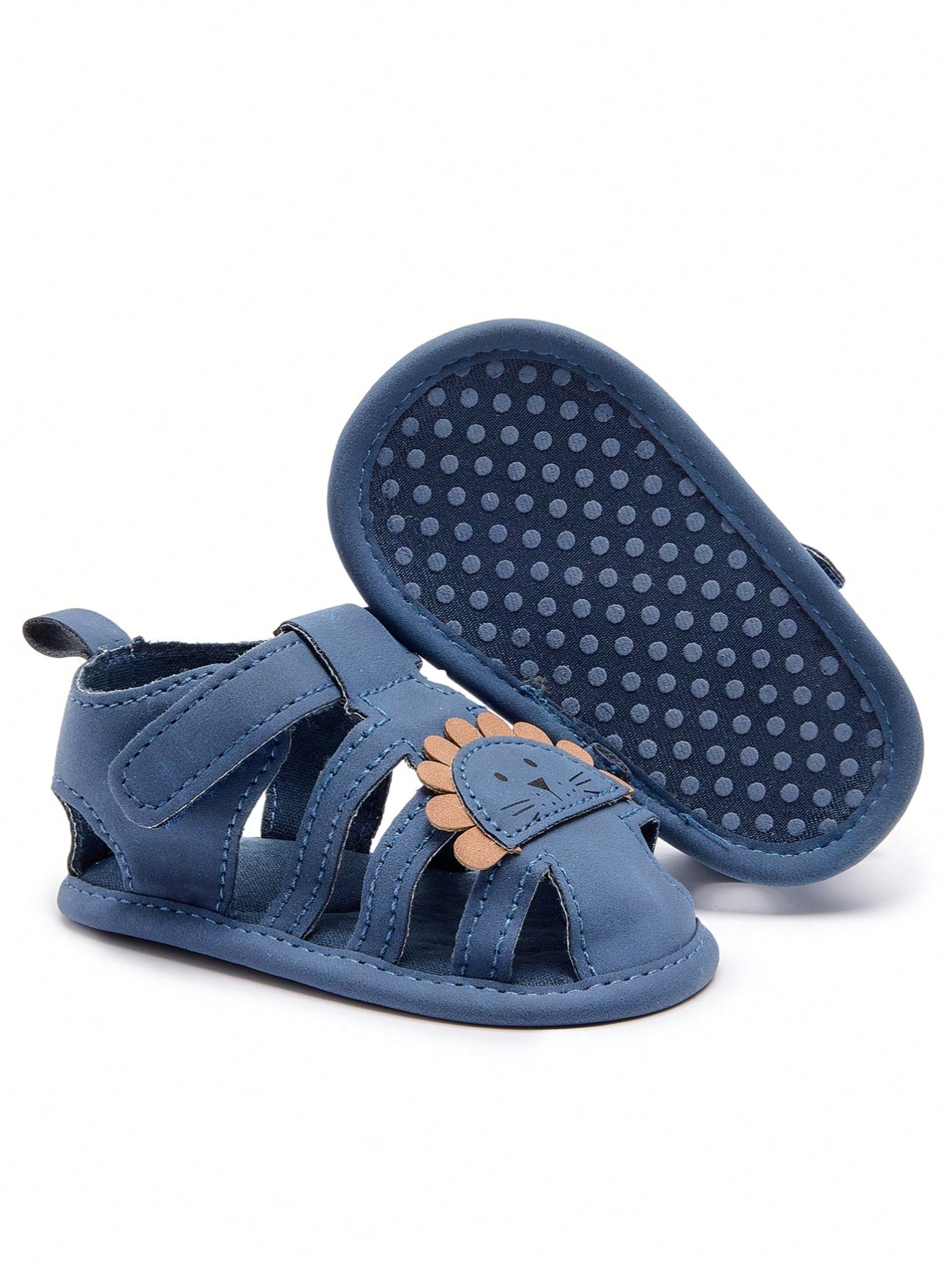 Infant/Toddler Boys' Casual Sandals, Soft Bottom Non-Slip Crib Shoes, 0-6 Months/6-12 Months, Spring/Summer/Autumn