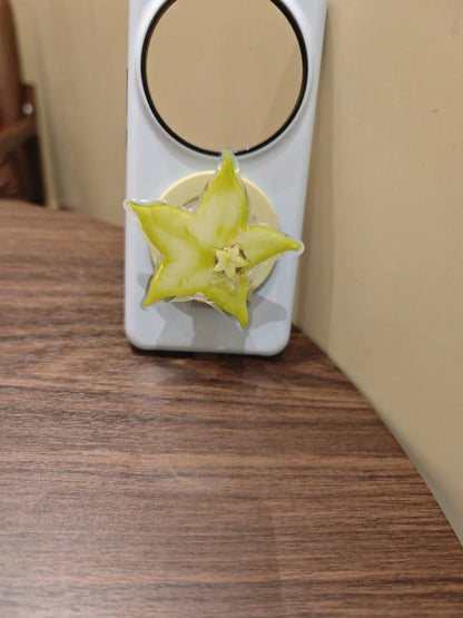 Ins Summer Rotating Apple Fruit MagSafe Magnetic Phone Stand With Telescopic Airbag Holder