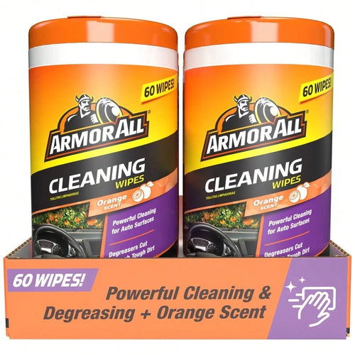 Interior Car Cleaning Wipes In Orange Scent, 60-120 Count