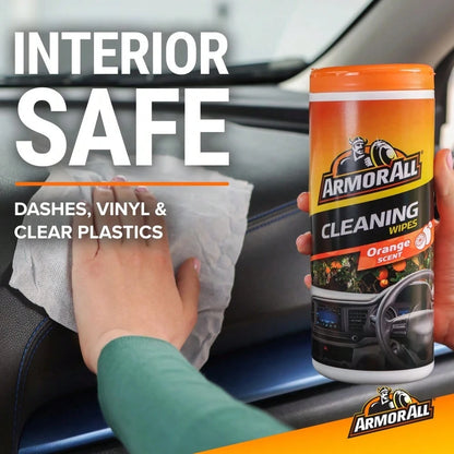 Interior Car Cleaning Wipes In Orange Scent, 60-120 Count