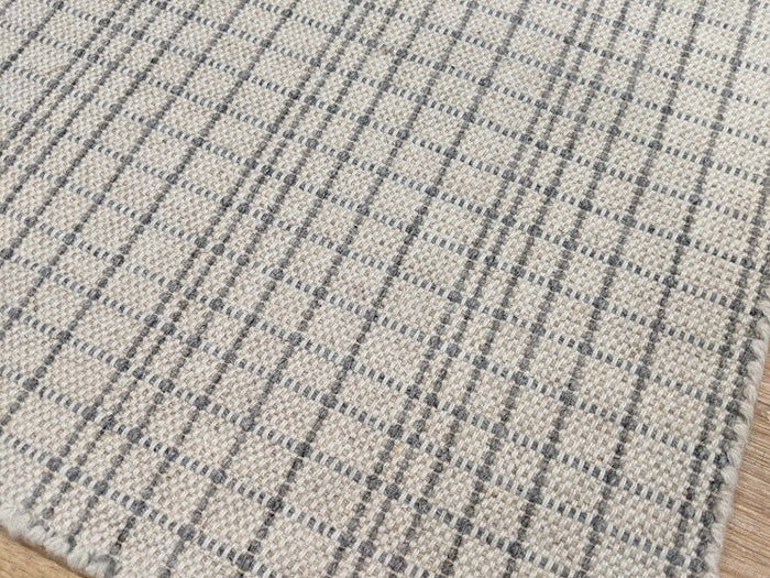 Island Grid Coastal Mist Stair Runner & Area Rugs-Craftworks/Nourison