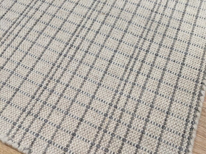 Island Grid Coastal Mist Stair Runner & Area Rugs-Craftworks/Nourison