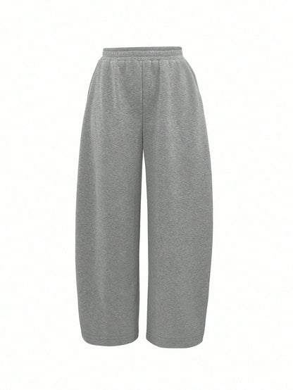 IslaSuriya Women's Loose Elastic Waist Casual Street Sweatpants