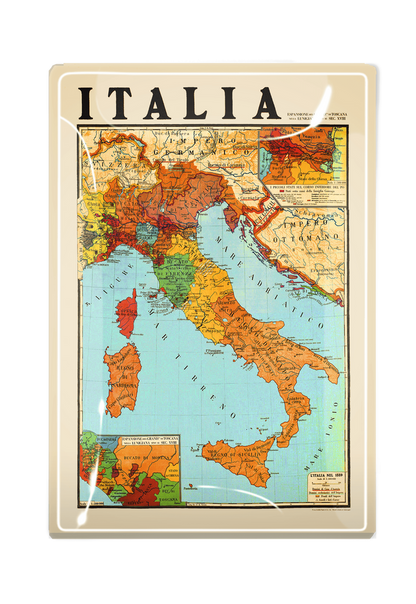 Italia Espansione Decoupage Glass Tray - Ben's Garden