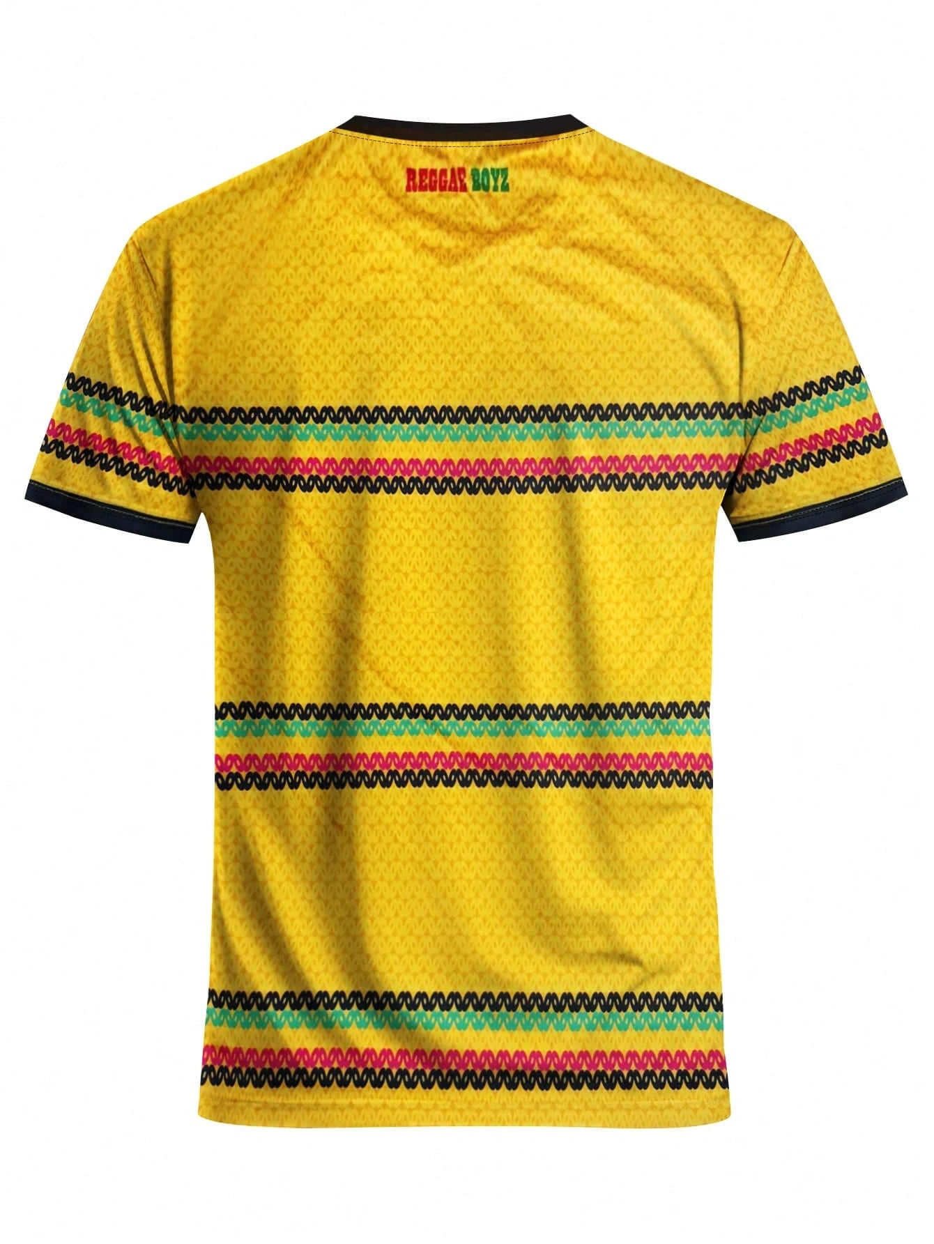 Jamaica Style Men's Soccer Jersey & Round Neck Soft Lightweight Sports Top & Match, Training, Casual, Gift & World Cup