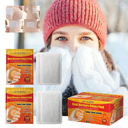 JAYSUING 20pcs Disposable Hand And Foot Warmers- Heat Lasting Up To 10 Hours, Ultra Long Lasting- Easy Use, Suitable For Body, Hands And Feet- Odorless Hand Warmers For Warm Gift