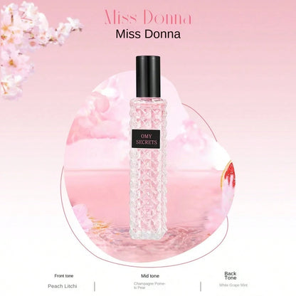 JEAN MISS Women's Perfume Gift Box Set, 4-Piece Series, Which Includes Encounter Pink Golden Bamboo Rhythm Beautiful Life. This 4-Piece Set Is The Perfect Gift, Providing A Long-Lasting Scent Suitable