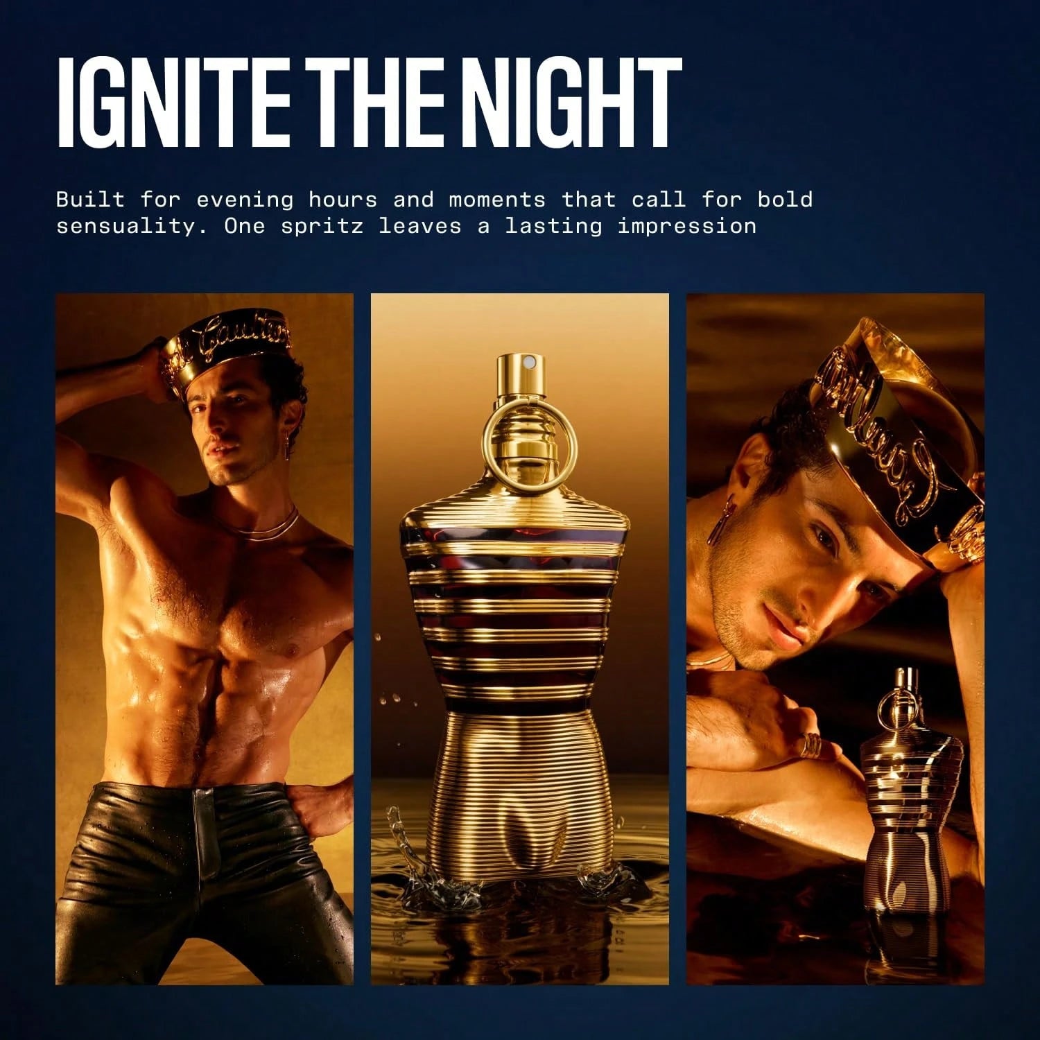 Jean Paul Gaultier Le Male Elixir Parfum- Long Lasting Woody Aromatic Cologne For Men With Lavender, Tonka Bean & Warm Amber- Luxury Elixir Parfum