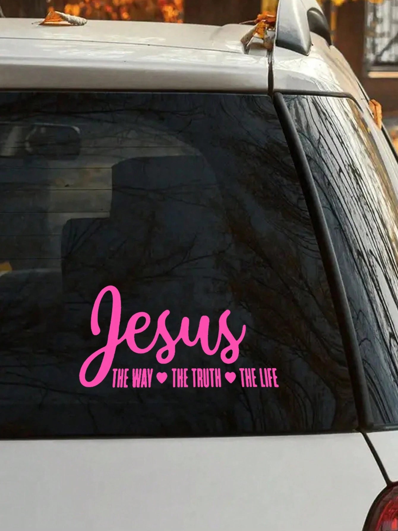 Jesus The Way Truth Life Sticker For Car Window Decor Stickers