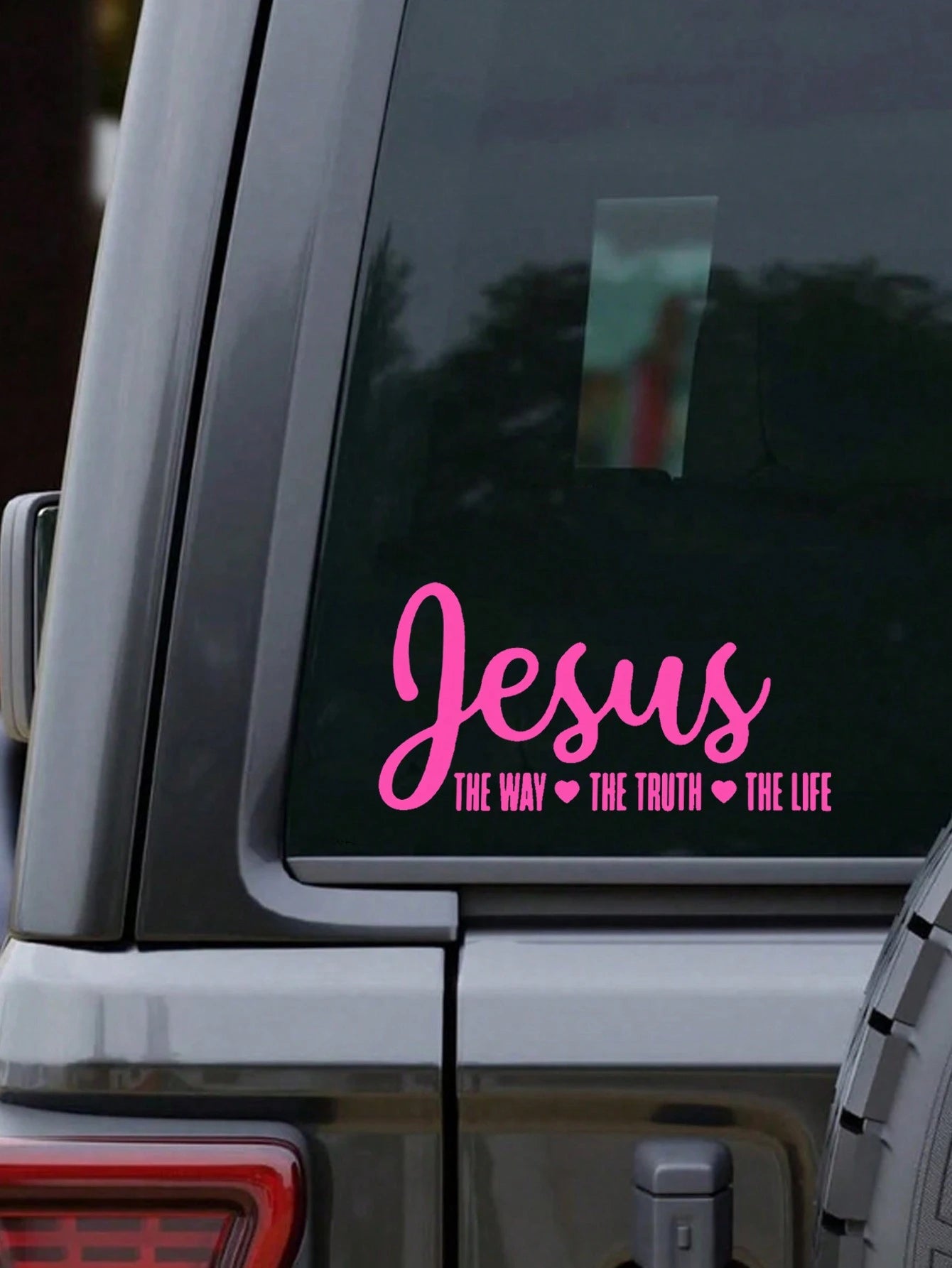 Jesus The Way Truth Life Sticker For Car Window Decor Stickers