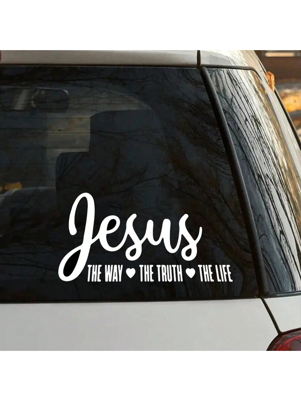 Jesus The Way Truth Life Sticker For Car Window Decor Stickers