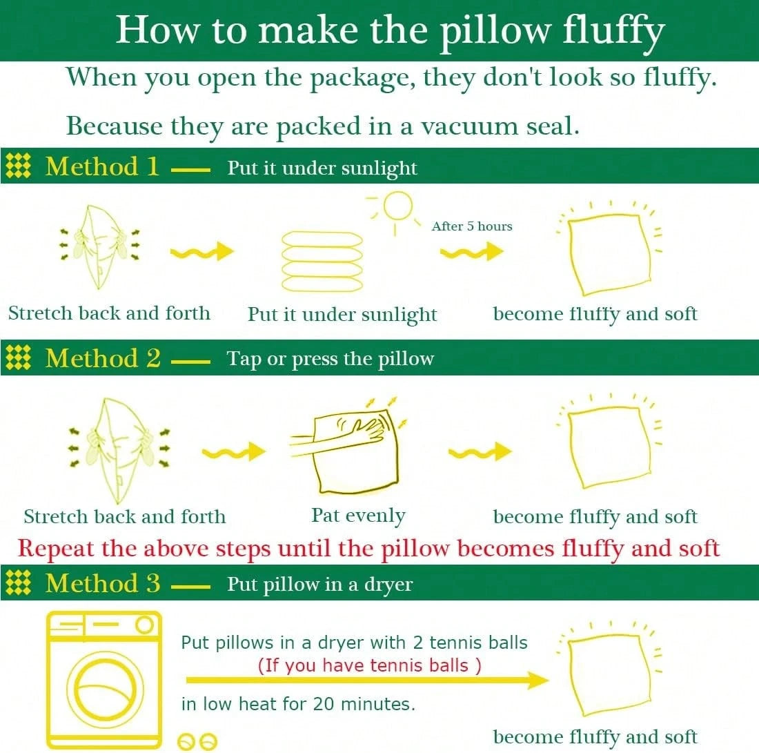 JIEITIVE Throw Pillow Inserts Hypoallergenic Premium Pillow Stuffer Rectangle Lumbar Pillow For Decorative Pillow Covers Cushion Set Of 1-12 X 20