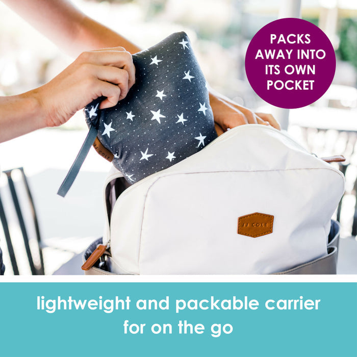 JJ Cole Luma Packable Carrier – 4-Position Baby Carrier