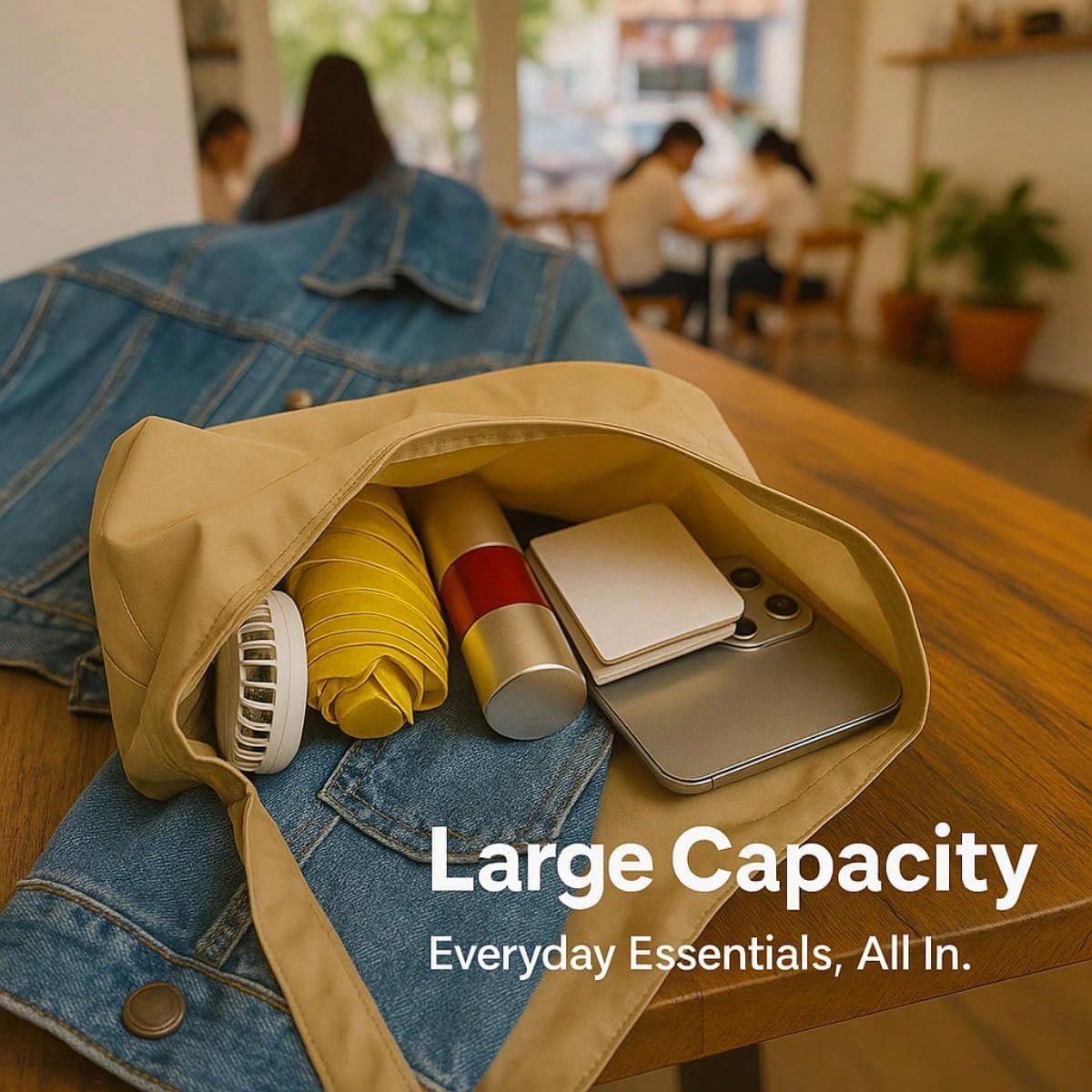 Keychain Tote Bag, Foldable & Reusable Mini Bags With Key Ring,Waterproof Expandable Handbag For Daily