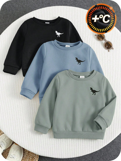 Kids Infant (Boy) Autumn Sweatshirt Set Multi-Piece, Comfortable Versatile Casual Fashion Daily Cute Minimalist All-Match Style Pcs