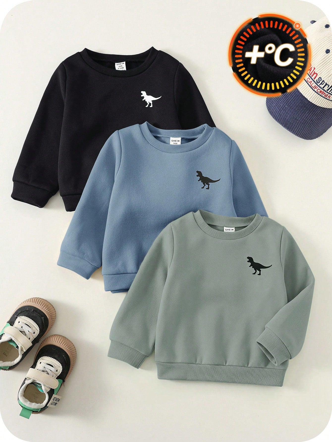 Kids Infant (Boy) Autumn Sweatshirt Set Multi-Piece, Comfortable Versatile Casual Fashion Daily Cute Minimalist All-Match Style Pcs