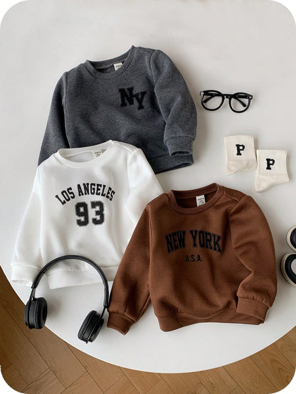 Kids Infant (Boy) Autumn Sweatshirt Set Multi-Piece, Comfortable Versatile Casual Fashion Daily Cute Minimalist All-Match Style Pcs
