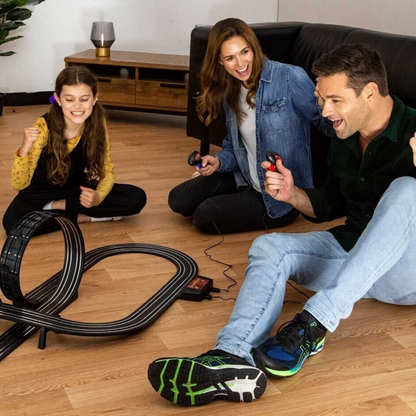 Kids Interactive Two Player Slot Toy Race Car Track Game Set