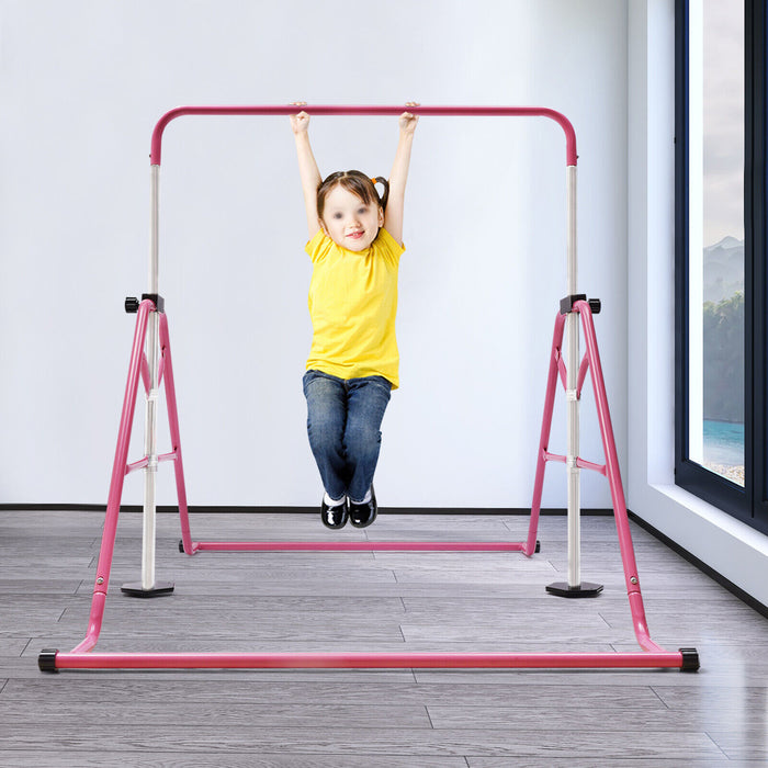Kids Sturdy Indoor / Outdoor Gymnastics Horizontal High Kip Bar