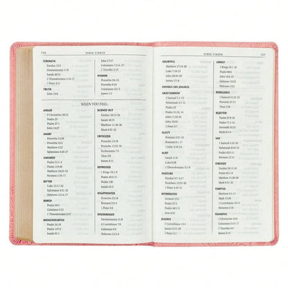 KJV Holy Bible, Gift Edition King James Version, Faux Leather Flexible Cover, Blossom Pink Floral (KJV Gift Editions)