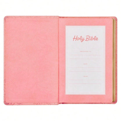 KJV Holy Bible, Gift Edition King James Version, Faux Leather Flexible Cover, Blossom Pink Floral (KJV Gift Editions)