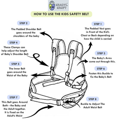 Koala Peach Scooter Safety Belt