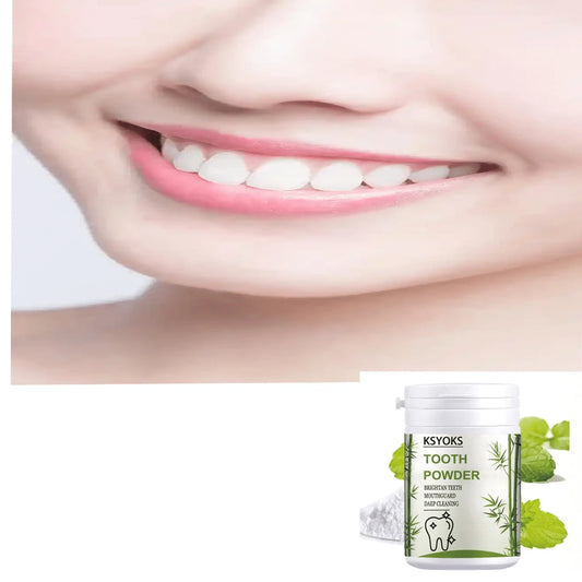 KSYOKS BAMBOO TOOTH POWDER, Mild And Non‑Irritating, Suitable For All‑Type Oral Gums
