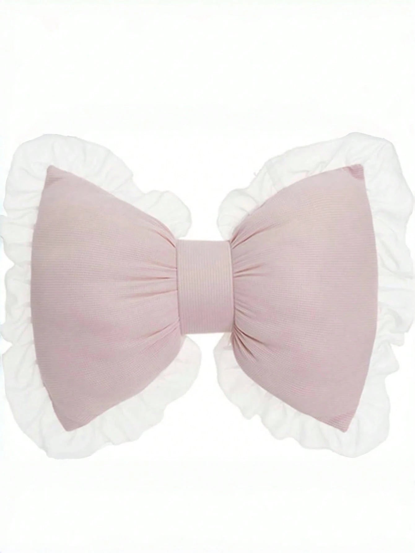 Lace Bow Throw Pillow, Soft & Cute Spring Bowknot Decorative Cushion, Suitable For Bedroom, Sofa, Bed And Other Home Decor In Spring & Summer, Great Spring Gift For Family And Friends