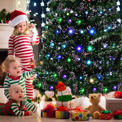 Large Premium Winter Wonderland Pre Lit Artificial Christmas Tree