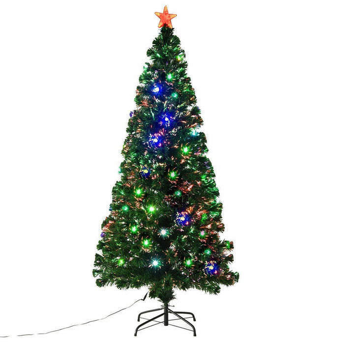 Large Premium Winter Wonderland Pre Lit Artificial Christmas Tree