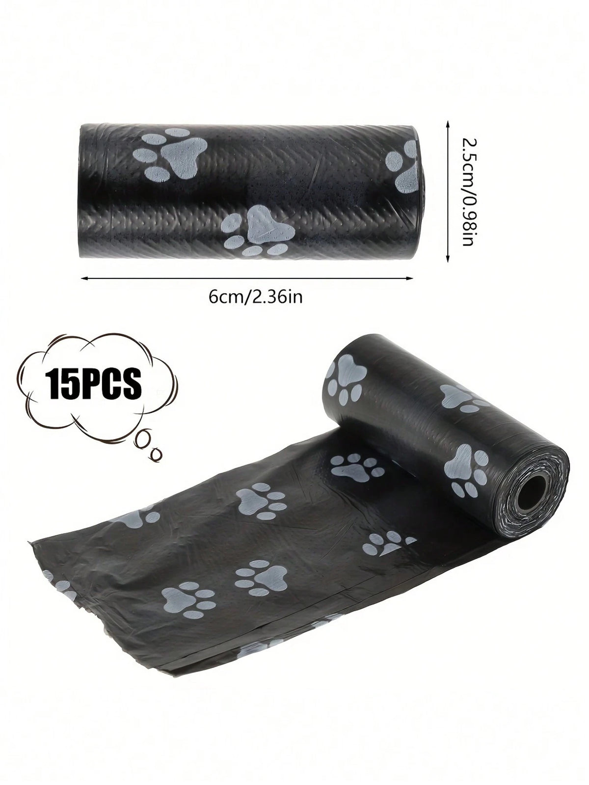 Leak-Proof Pet Waste Bags-1/6/8/10/20/30/40/50Rolls| Thick, Durable, Odor-Control For HygienicFood & Pet Cleanup