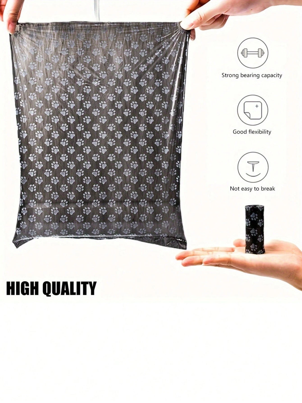 Leak-Proof Pet Waste Bags-1/6/8/10/20/30/40/50Rolls| Thick, Durable, Odor-Control For HygienicFood & Pet Cleanup