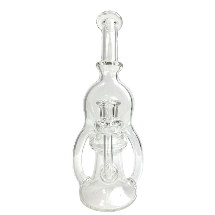 Lear Glass Clear Bubble Dumper