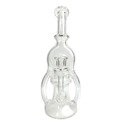 Lear Glass Clear Bubble Dumper