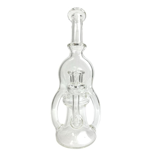 Lear Glass Clear Bubble Dumper