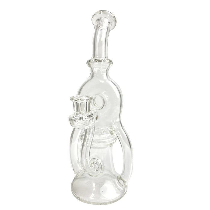 Lear Glass Clear Bubble Dumper