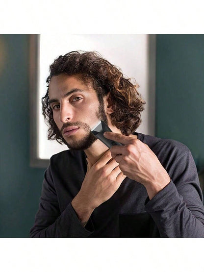 LEATVOOK Men's Electric Hair & Body Trimmer – Skin Ceramic Blade Shaver For Groin, Chest, Back, Legs – Rechargeable Male Hygiene Grooming Tool,Best Valentine's Day Gifts.