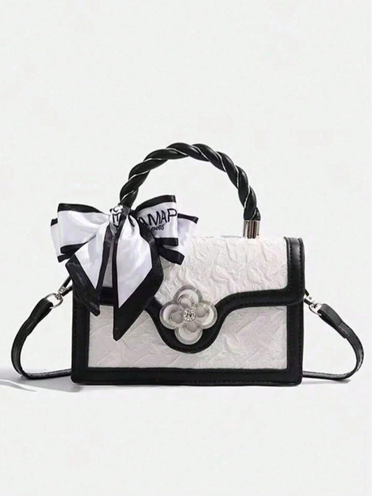 LEATVOOK Retro Square Mini Bag, Unique Design Multi-Match Crossbody Bag For Women, Casual Tote Handbag For Commuting, Best Mother's Day Gifts Women, Mum Gifts