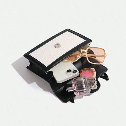 LEATVOOK Retro Square Mini Bag, Unique Design Multi-Match Crossbody Bag For Women, Casual Tote Handbag For Commuting, Best Mother's Day Gifts Women, Mum Gifts