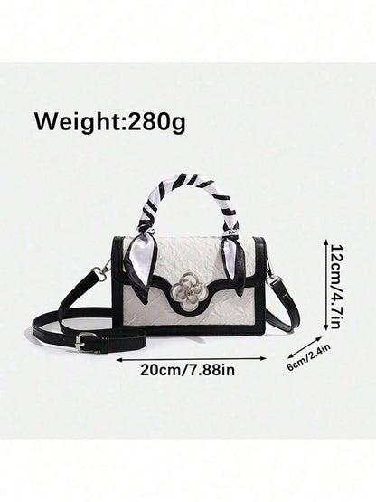 LEATVOOK Retro Square Mini Bag, Unique Design Multi-Match Crossbody Bag For Women, Casual Tote Handbag For Commuting, Best Mother's Day Gifts Women, Mum Gifts
