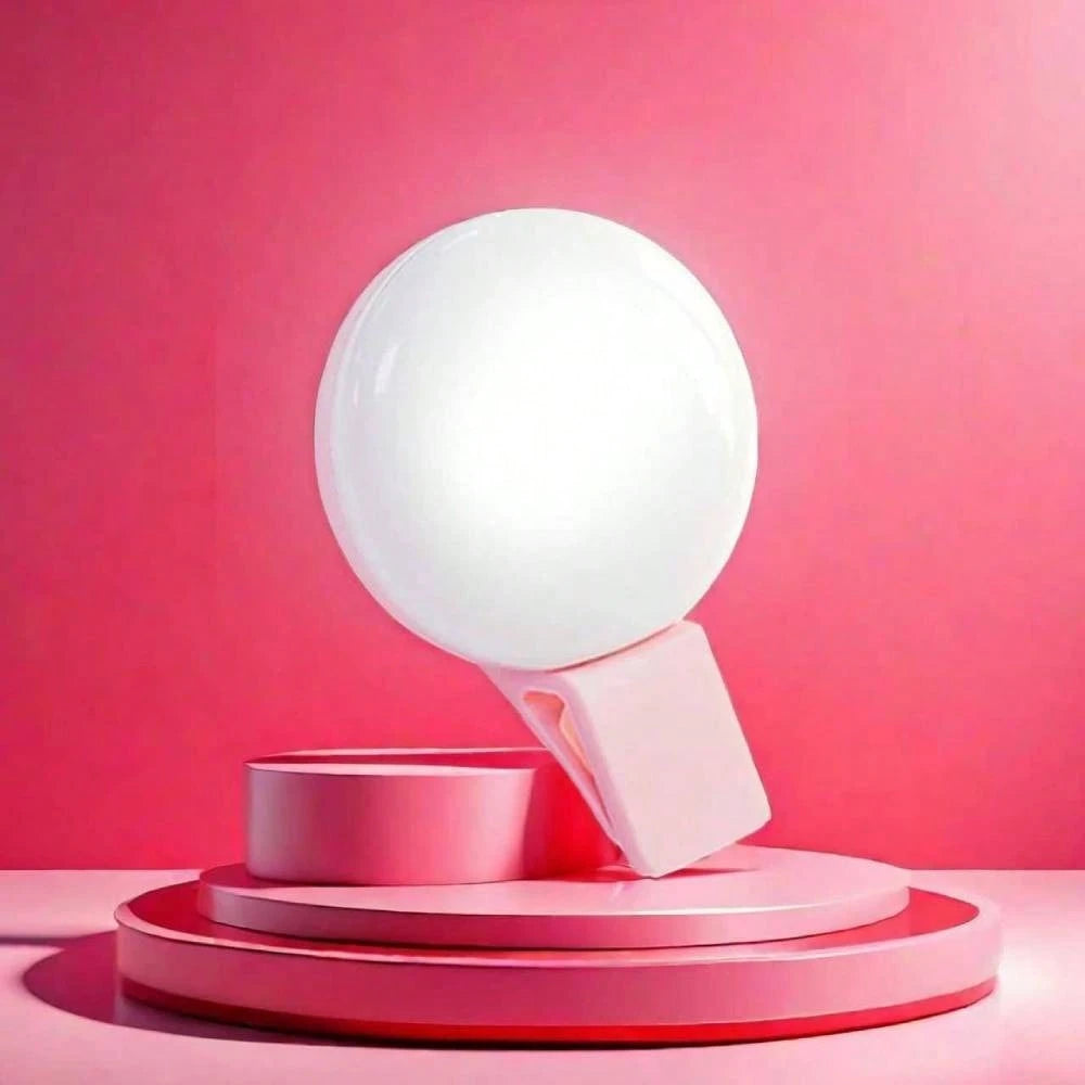 LED Selfie Light, 1pc Portable Selfie Light, Clip-On Light, Smartphone Selfie Light, Suitable For Smartphone And Computer, Suitable For Makeup, Zoom Meeting, Live Streaming, Vlog, Perfect Selfie And V