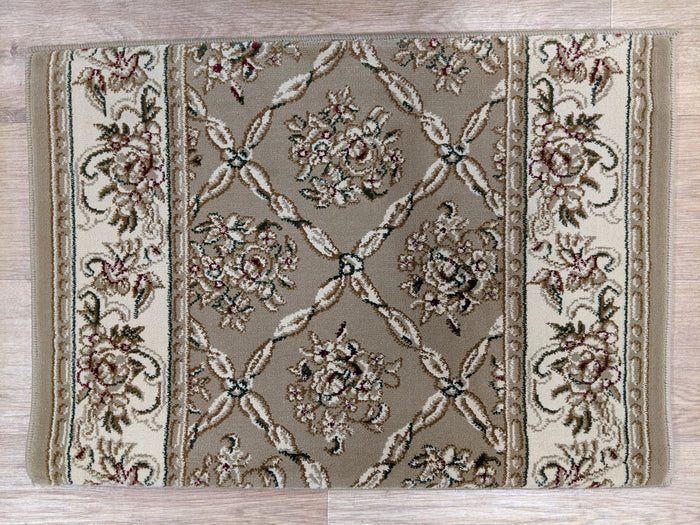 Dynamic Rugs Stair Treads Legacy Beige Stair Treads 58018-060 26 and 31Inch x 9in Sold Individually